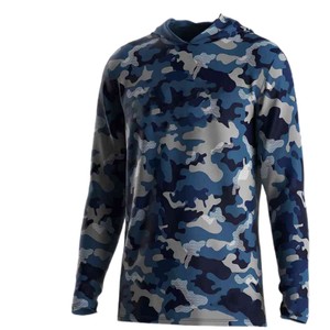 Unisex <b>Red</b> Solid <b>Long</b> <b>Sleeve</b> Hoodie Quick Dry UPF 50 100% Polyester 160g Fishing Wear - Product Image 3
