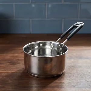 Olla de Acero Inoxidable para Salsas, Té, Leche, con Asa, para Hervir Leche, Té, Café, Sopa y Salsas - Product Image 5