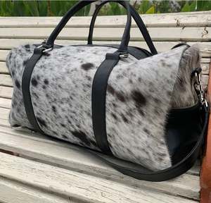 Sac de voyage et de sport en cuir véritable durable, léger et de grande capacité, idéal pour les voyages d'affaires et les vacances LHODB-0040 - Product Image 2