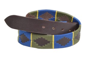 Ceinture Polo en Cuir Véritable Personnalisée pour Hommes, Broderie Main, Style Gaucho, Vente en Gros, Fournisseur en Vrac, Sacs et Étuis LPB-0122 - Product Image 4