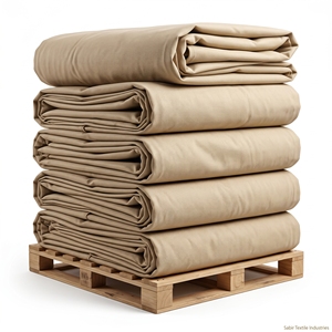 Lona Impermeable de Algodón 100% de Alta Calidad, 500 g/m², Tela Gruesa de Algodón para Cubrir Toldos y Carpas al Aire Libre - Product Image 1