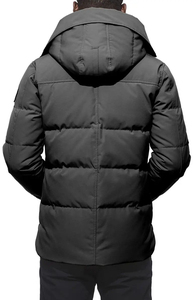 Chaqueta Acolchada con Capucha para Hombre, Gruesa, de Poliéster, Casual, Resistente al Viento, de Color Sólido, con Cierre de Cremallera, Corte Regular - Product Image 5