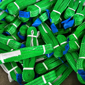 Eslinga de Poliéster Ajustable Marca Provina, Verde, Capacidad de Carga 2000 kg, Diseño Plano, Longitud Personalizable, para Elevación - Product Image 2