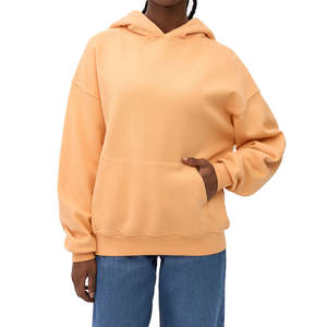 Sweat-shirt à capuche zippé en polaire pour femme enceinte, avec poche kangourou pour bébé, en tricot - Product Image 3