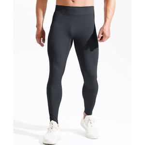 ODM Leggings de compression pour hommes en polyester élastique de haute qualité, personnalisables, pour l'entraînement, vente en gros - Product Image 6