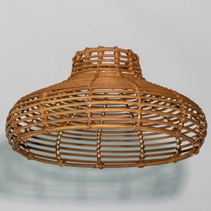 Wholesale Rattan Lampshade Handwoven Pendant Light Shade Natural Woven Lamp <b>Cover</b> for Ceiling <b>Table</b> Floor Lamp Decor OEM ODM - Product Image 1