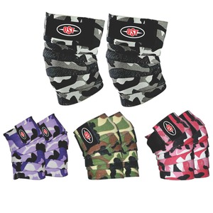 Genouillères respirantes antibactériennes en nylon et néoprène unisexe pour haltérophilie et powerlifting, soutien compressif pour les genoux, prix d'usine - Product Image 2