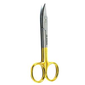 Ciseaux chirurgicaux dentaires droits de 12cm ciseaux Metzenbaum universels manuels avec inserts en carbure de tungstène Instruments médicaux - Product Image 1