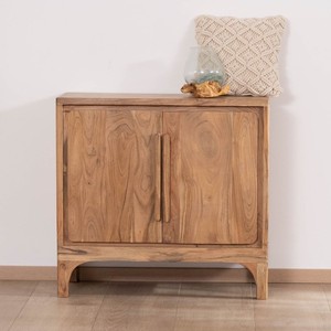 Mueble de almacenamiento Vandana Royal Sense pequeño de 2 puertas en madera de acacia Melody - Product Image 5
