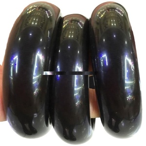 Thời Trang Trang Sức Vòng Đeo Tay Bán Buôn Obsidian Đá Quý Bangle Tự Nhiên Đen Obsidian Ngọc Tay Chạm Khắc Real A Đá Bangle - Product Image 5