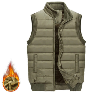 Chaleco de Invierno Ecológico para Hombre, Estilo Western, Impermeable, Transpirable, Relleno de Algodón - Product Image 3