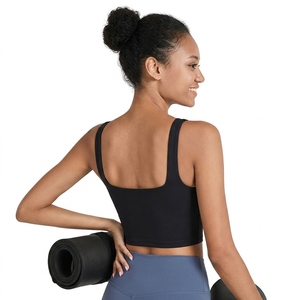 Premium Women's Padded Sports Bra and yoga set High <b>Support</b> Workout <b>Crop</b> <b>Top</b> Manufacturer - Product Image 2
