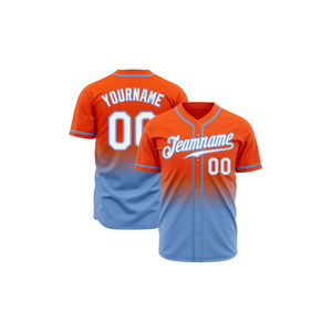 Maillot de baseball personnalisé gris à boutons, chemise d'équipe à manches courtes, uniforme de sport, nom et numéro personnalisés, vêtements de sport - Product Image 4