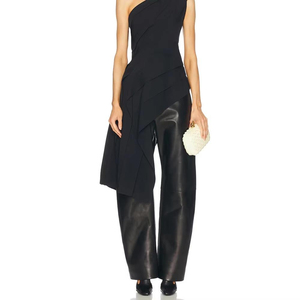 2025 Wholesale Women Fashion Sheep skin leather pants Hot Sale New <b>Stretch</b> snakeskin leather pants breathable - Product Image 4