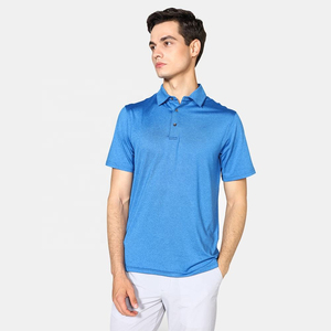 Camisas Polo de Hombre Lisas de Algodón Mercerizado de Seda de Alta Calidad con Logotipo Personalizado al por Mayor, Camisetas Polo Deportivas de Golf Lisas para Hombre - Product Image 2