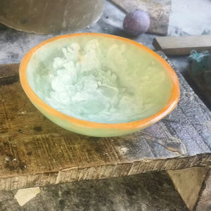 Cuenco de resina hecho a mano, duradero, de alta calidad, venta al por mayor, precio bajo, artesanía de resina - duradero - Product Image 1