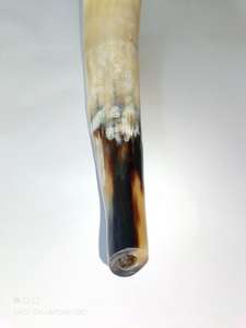 Corne de buffle de qualité supérieure, corne d'animal naturelle fabriquée à la main, instrument de musique cérémoniel, pièce décorative - Product Image 4