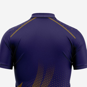 เสื้อกีฬาพิมพ์ลาย ผลิตจากวัสดุที่ระบายอากาศได้ดี ดีไซน์คอปกพับได้ - Product Image 5