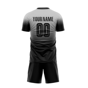 Uniforme de Fútbol Personalizado, Conjunto de Camiseta y Pantalones Cortos Unisex, Duradero, Transpirable, Ligero, Tela de 160g, para Entrenamiento y Campeonato Deportivo - Product Image 2