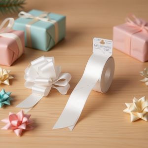 Cinta Automática Ilan 4.5x150 Cm Blanca Para Envolver Regalos - Product Image 2