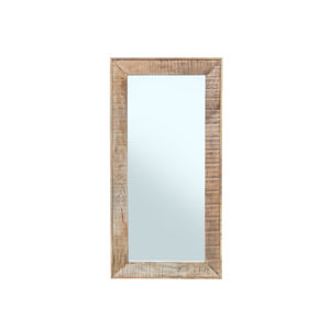 บ้านไร่แบบเรียบง่ายที่แขวนและกรอบกระจกตั้งยืนและแขวนผนังทำจากไม้ขนาดยาวสำหรับห้องนอนและห้องนั่งเล่น - Product Image 1