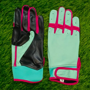 Gants de frappe de baseball SINEWY SPORTS en cuir durable, à doigts entiers, respirants, légers, écologiques et confortables - Product Image 1