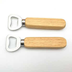 Ouvre-bouteille à manivelle en acier inoxydable avec poignée en bois, décapsuleur manuel, outil de cuisine et de bar, conception durable, usage domestique - Product Image 1