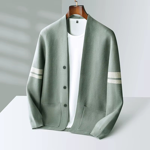 Suéter de Lana Merino Premium para Hombre, Transpirable, Suave, Cuello Redondo, Manga Larga, Invierno, Personalizable con Logotipo, ODM, Venta al Por Mayor - Product Image 5
