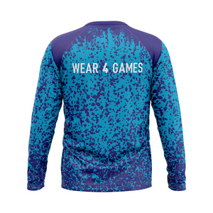 เสื้อยืดออกกำลังกายผู้ชาย W4G แบบเย็บพิเศษไร้ตะเข็บ แขนยาว ยืดได้สี่ทิศทาง น้ำหนักเบา เป็นมิตรกับสิ่งแวดล้อม แห้งเร็ว ทรงเข้ารูปเรียบง่าย - Product Image 6