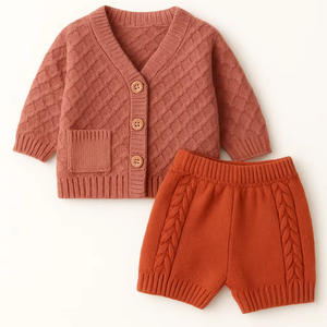 Conjunto de Ropa Cómoda para Bebés, Tejido Suave, Ropa de Invierno Cálida, Tela Confortable, Talla Personalizada, Suministro OEM - Product Image 1