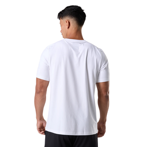 Camiseta Deportiva de Manga Corta para Hombre, Corte Ajustado, para Gimnasio y Entrenamiento, Algodón Elástico Suave, Venta al Por Mayor OEM - Product Image 4