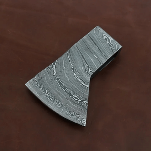 Hacha de Alta Calidad con Cabeza de Acero de Damasco Forjado a Mano, Mango de Madera de Palisandro, Grado Industrial, Tamaño Personalizado, para Supervivencia al Aire Libre, Regalo para Papá - Product Image 1