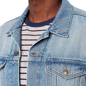 Chaquetas de Mezclilla para Hombre, Diseño Personalizado, Superventas, Color Sólido, Ropa Casual, Precio Razonable, Chaqueta de Invierno para Hombre - Product Image 4