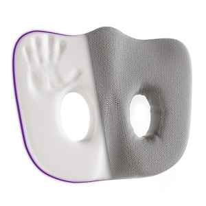 Coussin de siège orthopédique en mousse à mémoire de forme Coccyx Coussin de dos brodé en forme de U pour le bureau Voiture Fauteuil roulant Utilisation du coccyx Soulagement de la douleur - Product Image 2