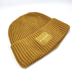 Gorro de Punto Personalizado con Puño a Cuadros Multicolor, 100% Acrílico, Estilo Urbano, Deportivo, Cálido para Invierno, Unisex - Product Image 5