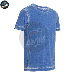 Camisetas de Hombre Transpirables de Alta Calidad Hechas en Fábrica, Lavado Ácido, Poliéster/Algodón, para Verano, Precio al por Mayor, Hechas en Pakistán - Product Image 6