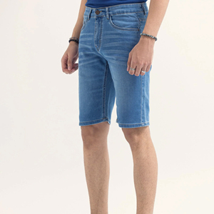 Shorts de Mezclilla de Verano de Alta Calidad al por Mayor, Pantalones Cortos de Mezclilla para Hombre, Shorts Ajustados para Hombre, Servicio OEM - Product Image 3