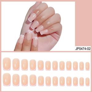 Faux Ongles ABS à Presser pour Nail Art, Fournitures d'Ongles Artificiels, 24 Pièces, Style Ins, Longs/Moyens/Courts, Plusieurs Couleurs, Lime à Ongles, Vente en Gros - Product Image 4