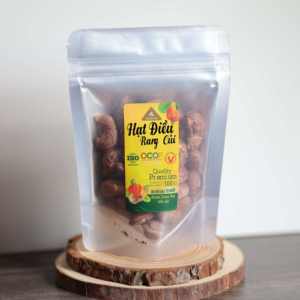 เม็ดมะม่วงหิมพานต์คั่วแบบไม่ปอกเปลือก พรีเมียม W240 รสเค็มเนียนนุ่ม ออร์แกนิค ยี่ห้อตงฟู่ ขายส่ง คั่วจากเวียดนาม 100 กรัม บรรจุซิปล็อค โรงงานส่งออก - Product Image 3