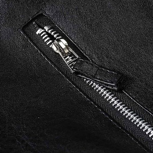 Clush Best Quality Solid Color Casual Men's <b>Winter</b> <b>Leather</b> <b>Jacket</b> Streetwear New Fashion Comfortable Zipper Closure Custom Made - Product Image 3