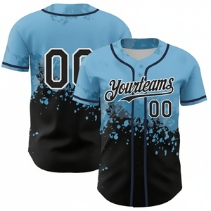 Maillot de baseball personnalisé imprimé par sublimation, respirant et à séchage rapide, vêtements de sport pour uniformes d'équipe - Product Image 4
