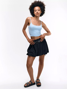 Womens 100% Cotton Camisole Crop <b>Top</b> Scoop Neck Summer Daily Wear Loungewear Women Tank <b>Top</b> Custom Logo Wholesale - Product Image 2