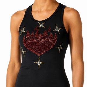 Conjunto de Danza Brillante para Mujer al por Mayor: Top Corto con Pedrería y Pantalones Cortos Elásticos para Animación y Escenario - Product Image 3