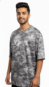 T-shirt pour homme surdimensionné, streetwear, sublimation, mode urbaine décontractée, coupe ample - Product Image 5