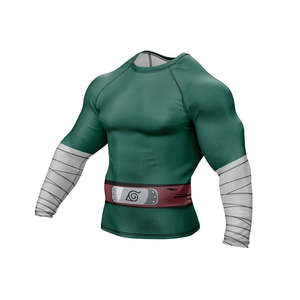 Men's <b>Long</b> <b>Sleeve</b> Rash Guard Compression Shirt Breathable Quick-Dry UPF50+ Anti-Bacterial for BJJ MMA Grappling No Gi - Product Image 3