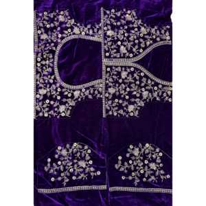Hermoso Sari con Estampado Floral para Fiestas, Bordado Zari con Diseño Elegante - Product Image 1