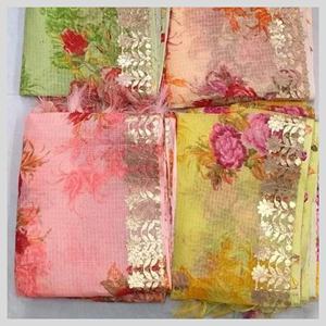 Kota Doria Dupatta With Work Bandhej Print Dupatta 2.40 Mètre Taille Libre Cadeau de Mariage Cadeau de Retour - Product Image 4