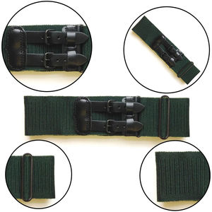 Cinturón de Uniforme Personalizable en Colores, Cómodo, de Nailon y Poliéster, con Correa de Cuero Ajustable, Accesorios de Uniforme, Cinturón Estable - Product Image 1