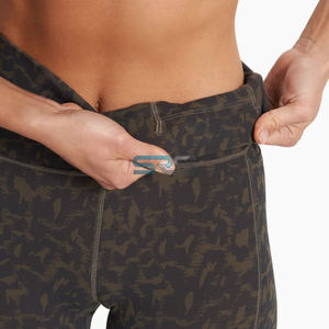 Custom Breathable <b>Thin</b> Summer Knitted High Waist Leggings for Women Fitness Gym Yoga <b>Tights</b> - Product Image 1