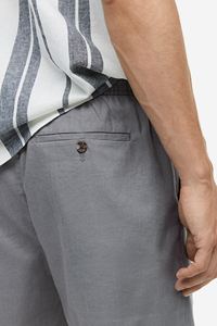 Shorts en jean tricoté coupe droite taille haute personnalisés pour hommes grandes tailles, style vintage streetwear, respirants, à boutons, pour l'été et le travail, vente en gros - Product Image 6